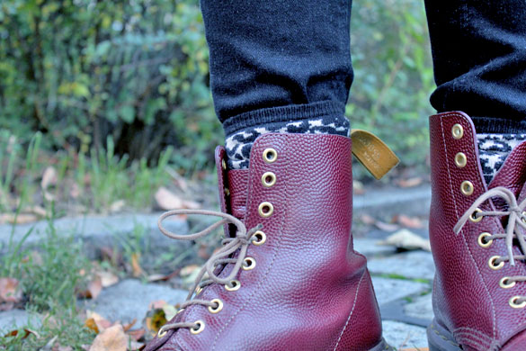 leopard and dr martens boots