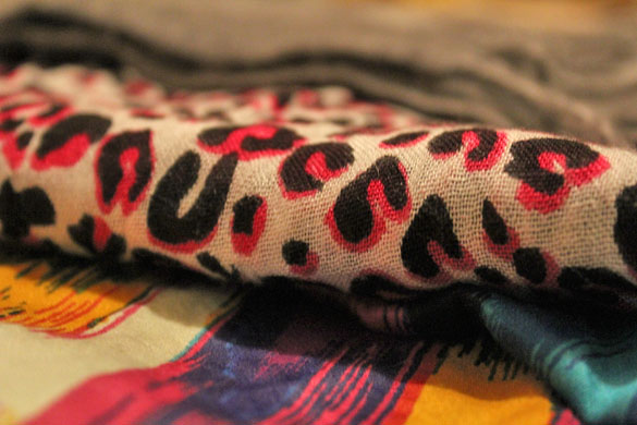 leopard scarves 