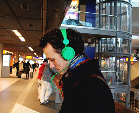 Green headphones from Urban Ears