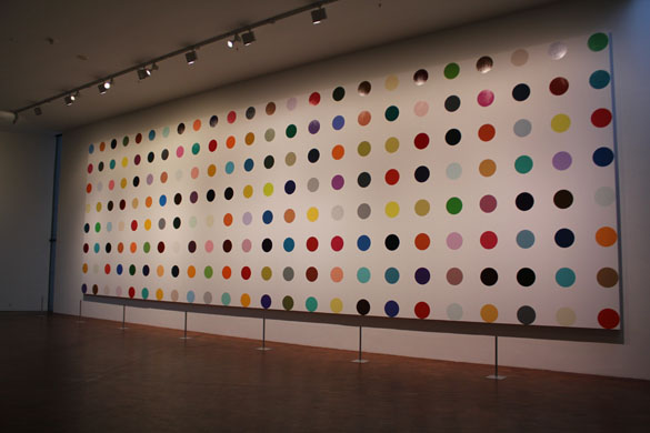 damien hirst connecting the dot