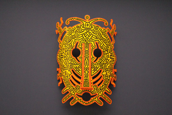 artwork ketih haring mask