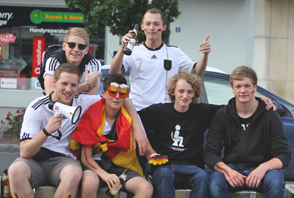 german fans at euro 2012