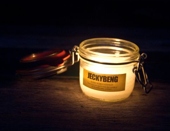 jeckybeng surf wax candle