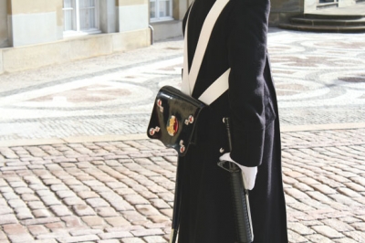 military pouch denmark castle guard